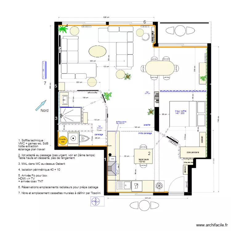 Lisa J&eacute;r&eacute;mie v823a. Plan de 