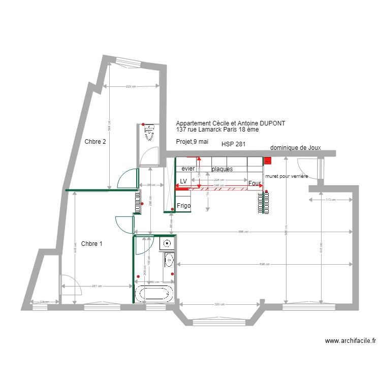 antoine et cecile D entreprise. Plan de 0 pièce et 0 m2