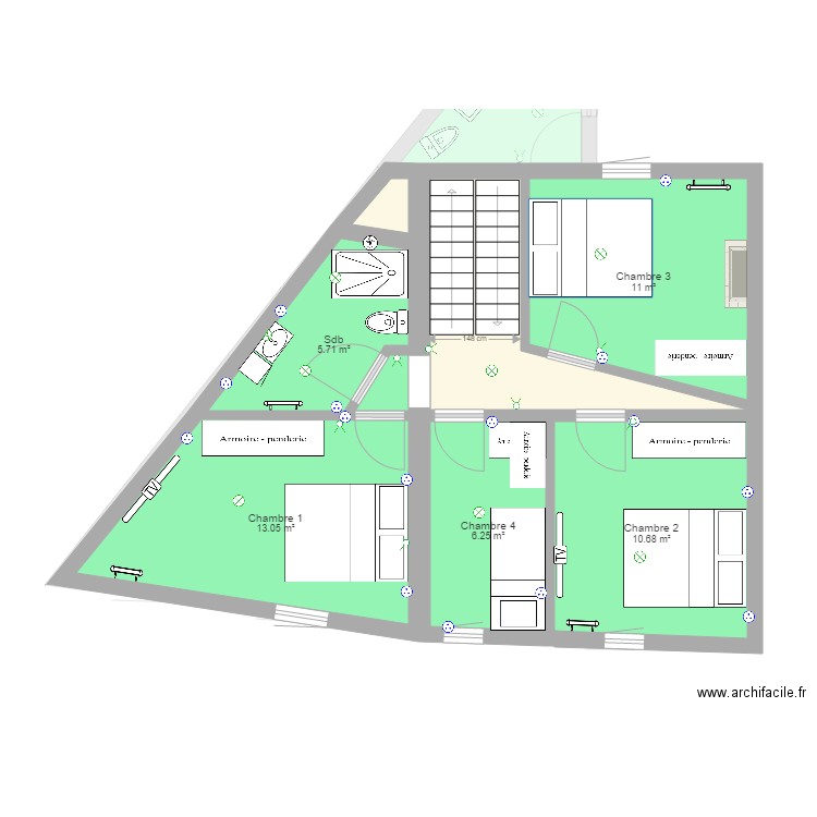 av observatoire v8. Plan de 0 pièce et 0 m2