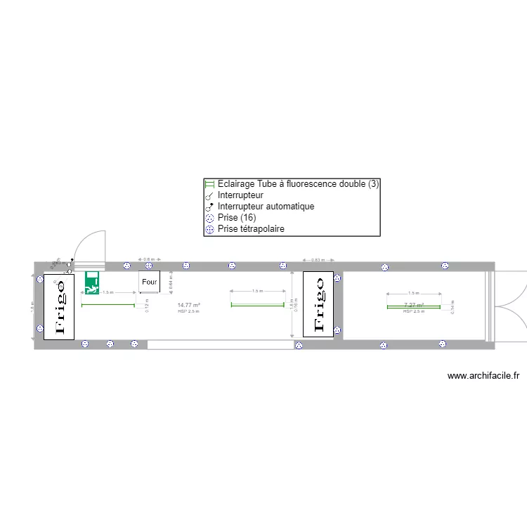 golf modifier. Plan de 