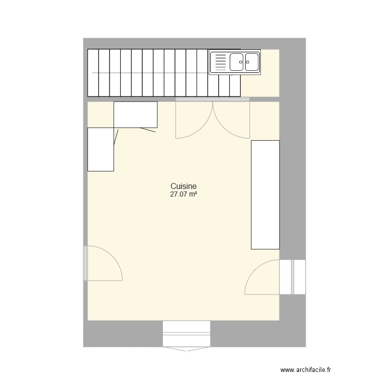 Cuisine Yohann Aurélie. Plan de 0 pièce et 0 m2