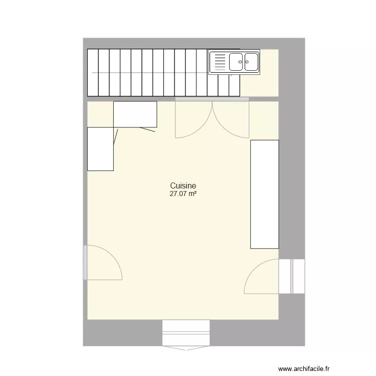 Cuisine Yohann Aur&eacute;lie. Plan de 