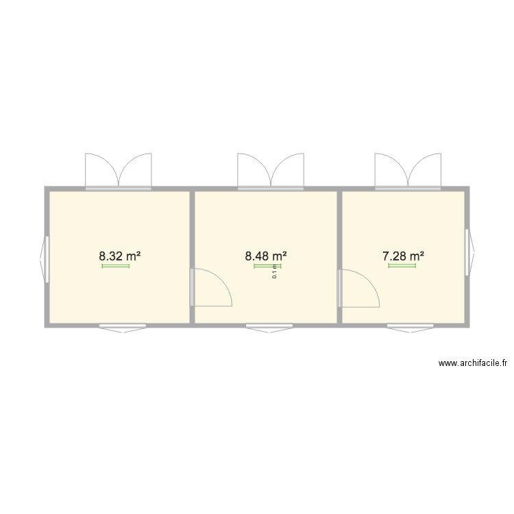 Bureaux CSG. Plan de 0 pièce et 0 m2