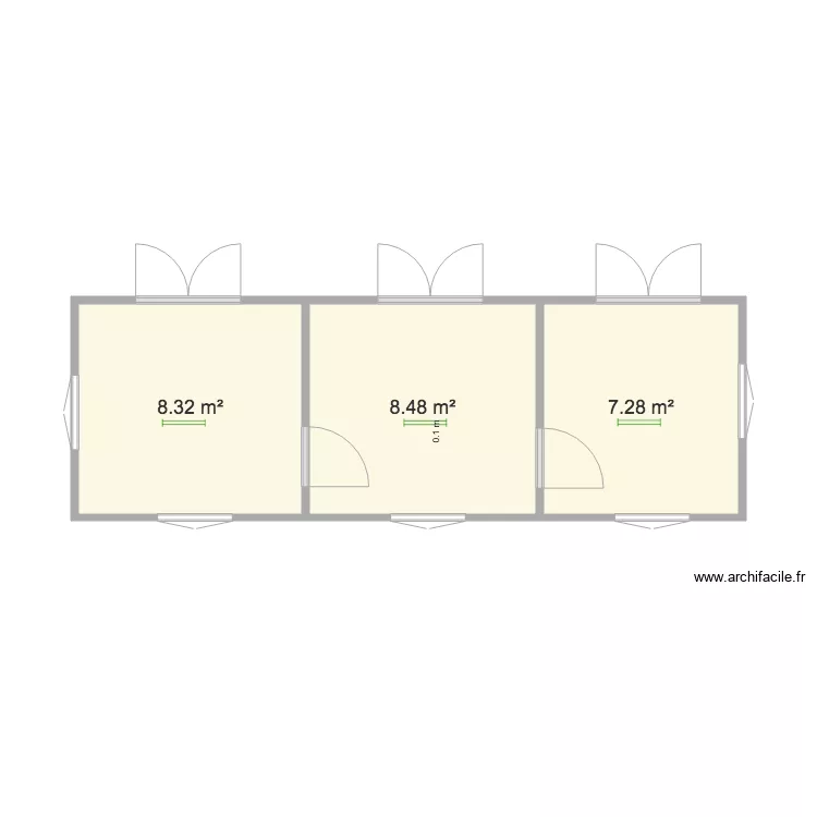 Bureaux CSG. Plan de 