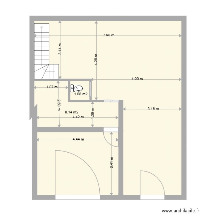 marie et vincent RDC projet. Plan de 0 pièce et 0 m2