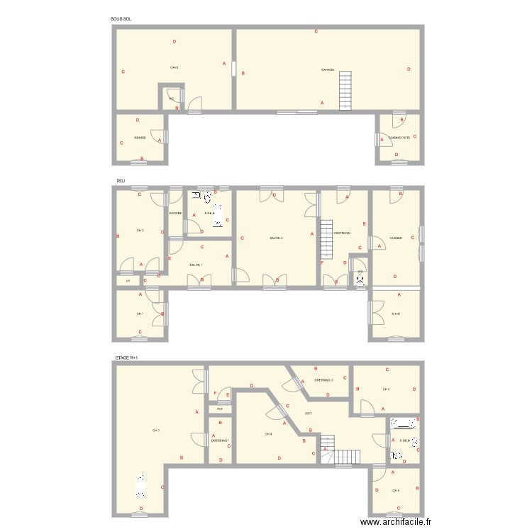 CAMPBELL. Plan de 0 pièce et 0 m2