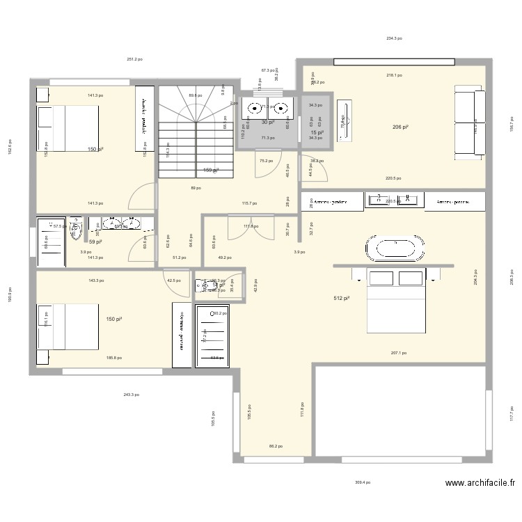 maison copie. Plan de 0 pièce et 0 m2