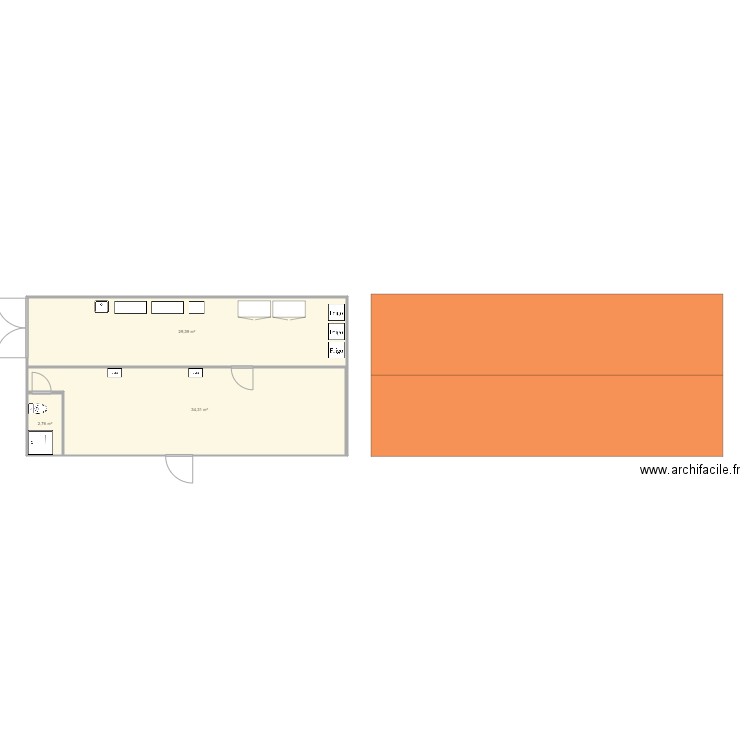 labo transformation jus. Plan de 0 pièce et 0 m2