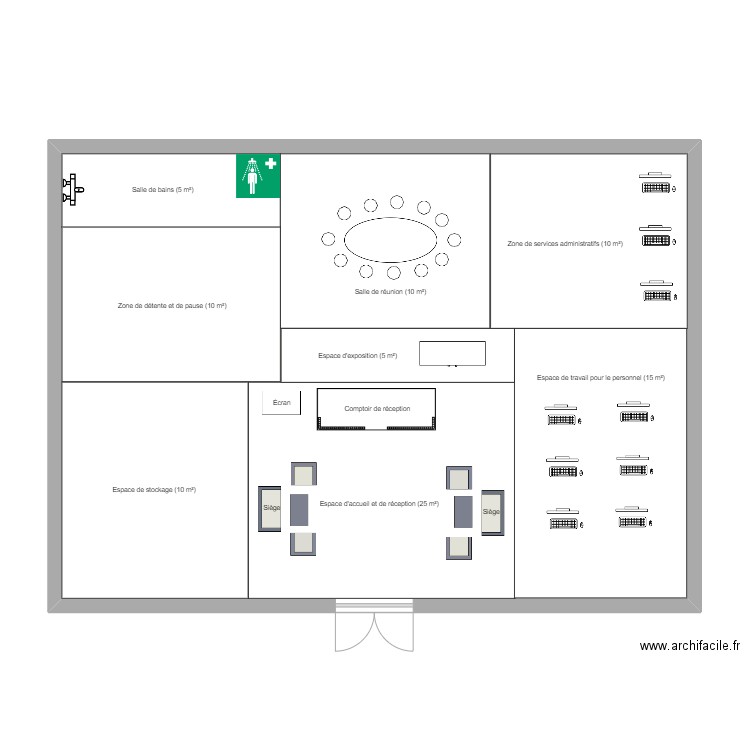 Plan. Plan de 0 pièce et 0 m2
