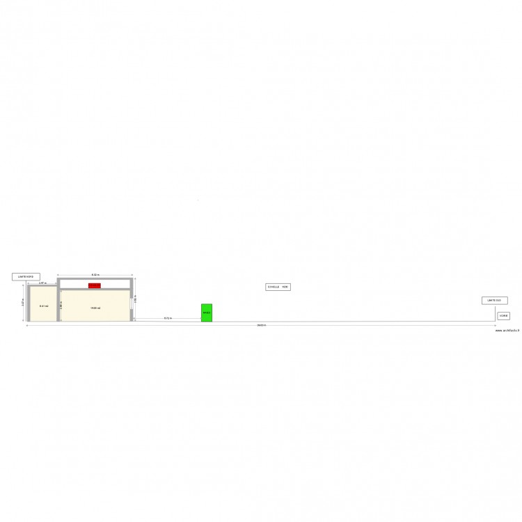 PLAN DE COUPE ACTUEL   PCMI3. Plan de 0 pièce et 0 m2