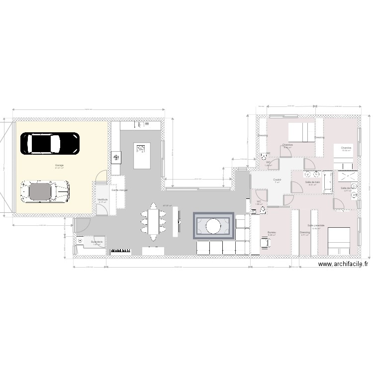 Plan de maison C. Plan de 0 pièce et 0 m2
