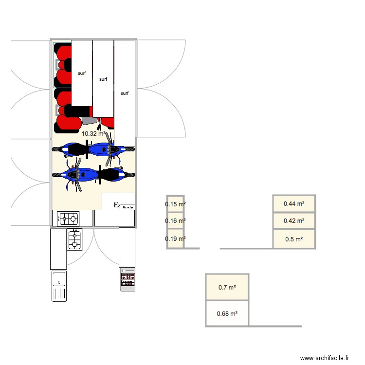 Remorque. Plan de 0 pièce et 0 m2