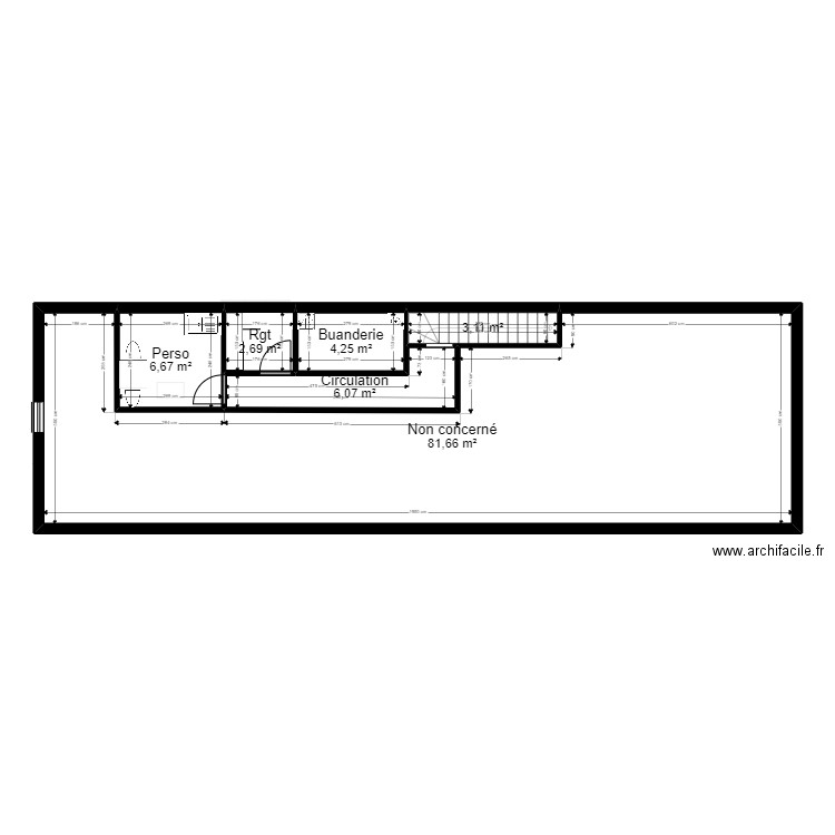 78 Limay 1 Champarts PROJET V 100822 JORDAN. Plan de 14 pièces et 208 m2