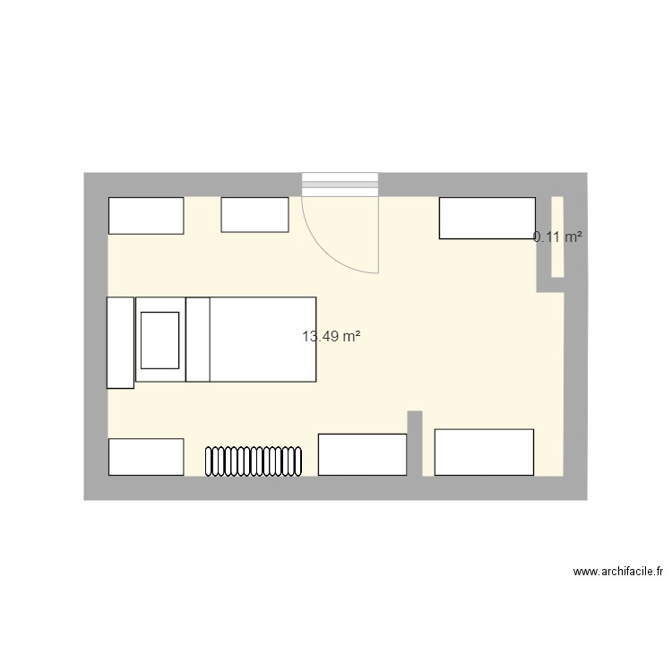 CHAMBRE EVA . Plan de 0 pièce et 0 m2