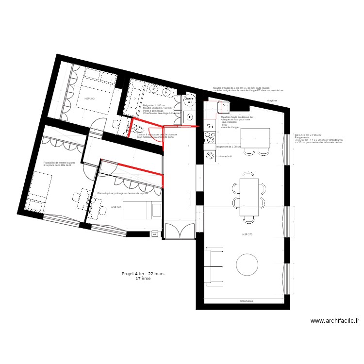 Projet 4 ter constance de b. Plan de 0 pièce et 0 m2