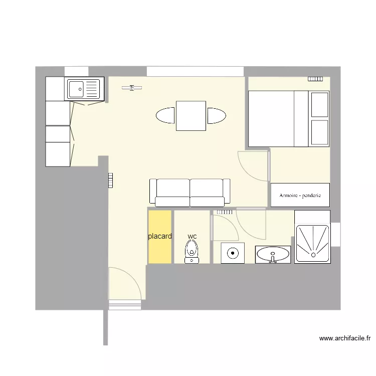 studio st maur. Plan de 