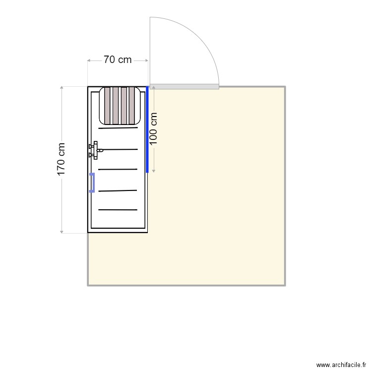 SDB BOISANTE. Plan de 0 pièce et 0 m2