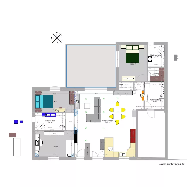 maison Rebrechien1. Plan de 