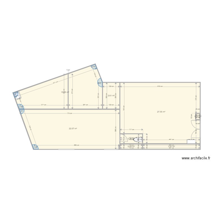 L Arbresle centre V1. Plan de 0 pièce et 0 m2