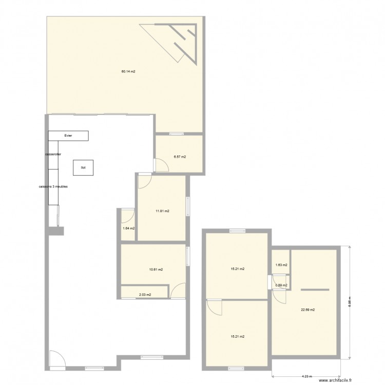 MAISON cuisine 4. Plan de 0 pièce et 0 m2