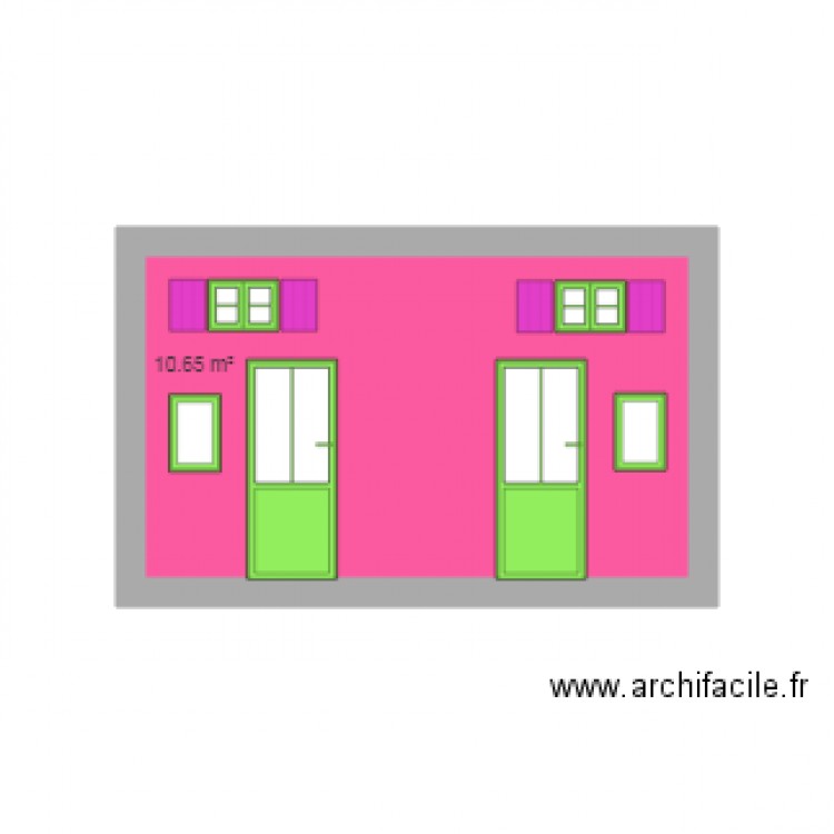 FACADE 3. Plan de 0 pièce et 0 m2