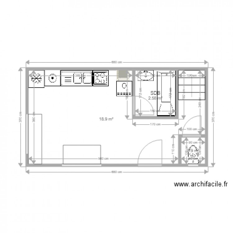 AMENAGEMENT ECURIE 2. Plan de 0 pièce et 0 m2