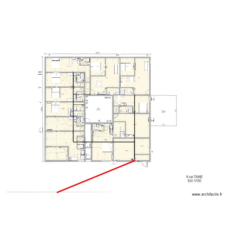 plan albi electricité 12 LOGEMENTS. Plan de 0 pièce et 0 m2