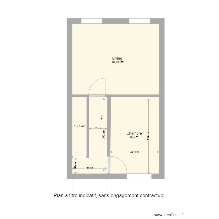fays 87 1er etage . Plan de 0 pièce et 0 m2