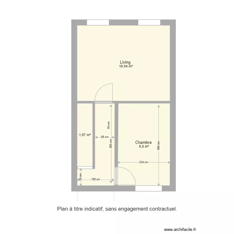 fays 87 1er etage . Plan de 