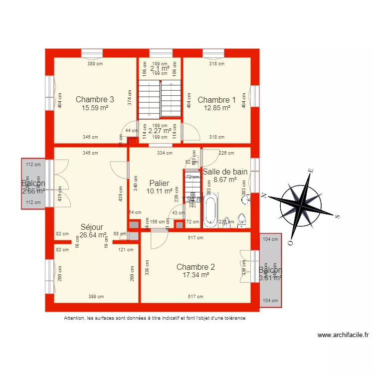 BI 6142 Etage côté. Plan de BI 6142 Etage côté. Plan de