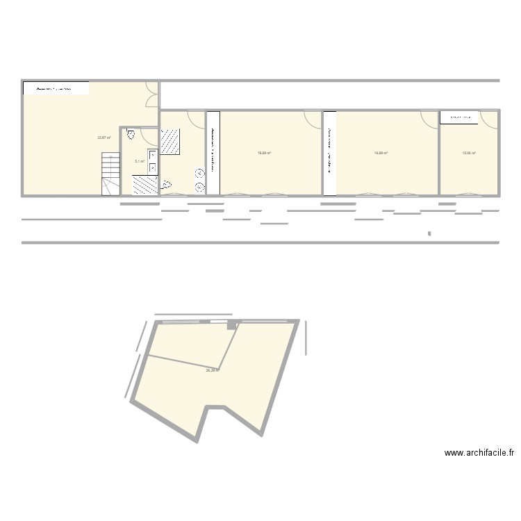 Maison Piscine Deuxieme etage. Plan de 0 pièce et 0 m2