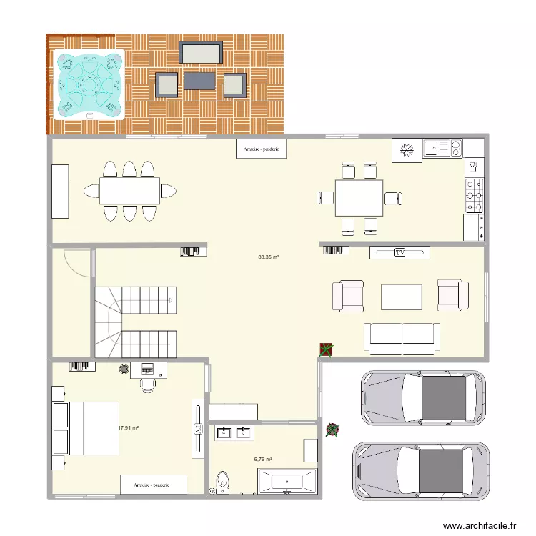 emmanuel villa. Plan de 