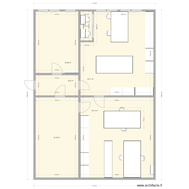 proposal 2. Plan de 0 pièce et 0 m2