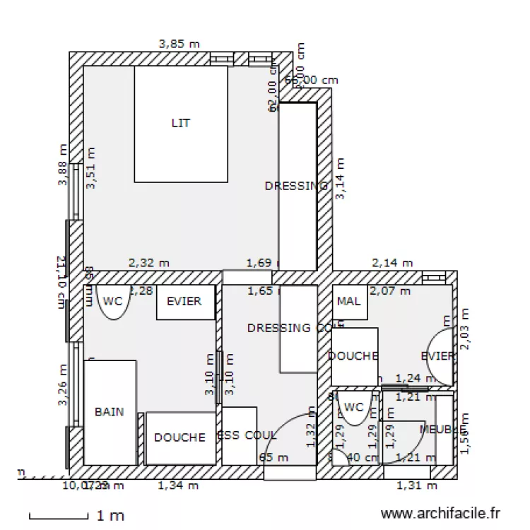CHAMBRE2012. Plan de 