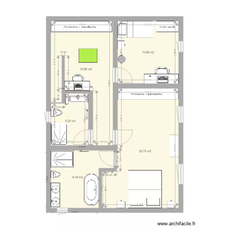 KOLLE FIRST FLOOR option c. Plan de 