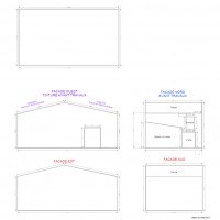 Plan de masse et façade