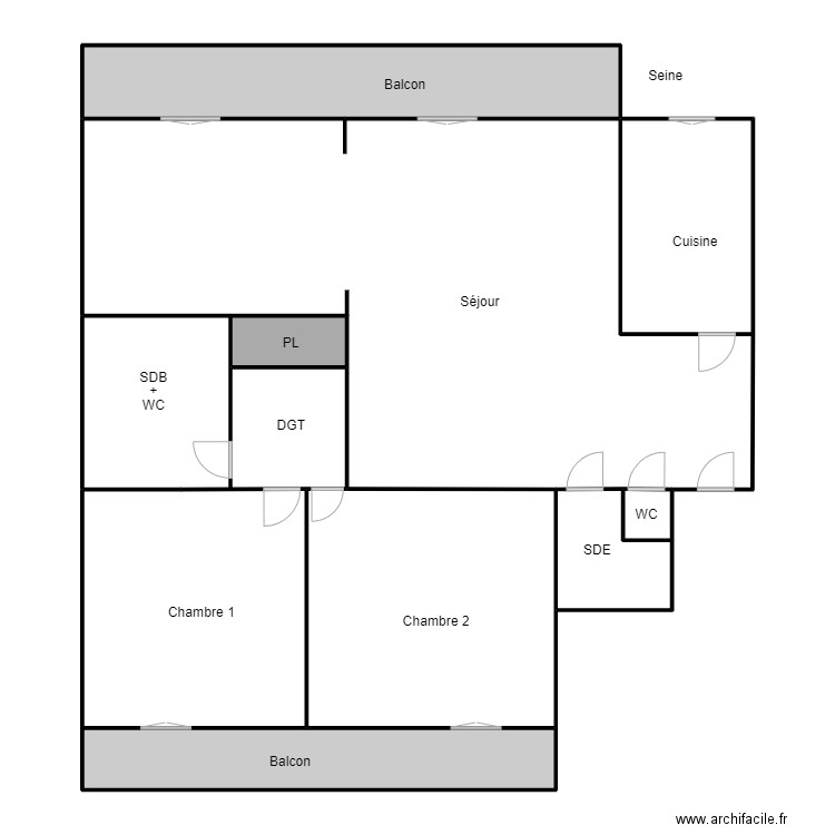 Plan seban myriam. Plan de 0 pièce et 0 m2
