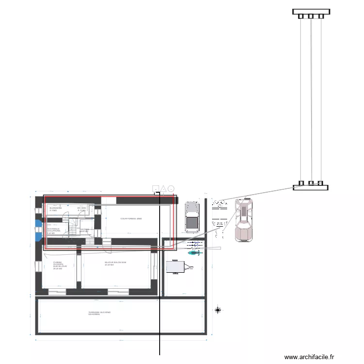 BERGERIE RDC PC REESEAUX. Plan de BERGERIE RDC PC REESEAUX. Plan de