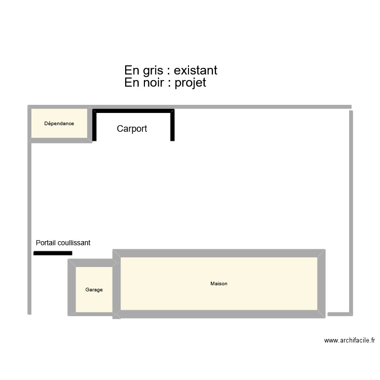 Plan génétale. Plan de 3 pièces et 17 m2