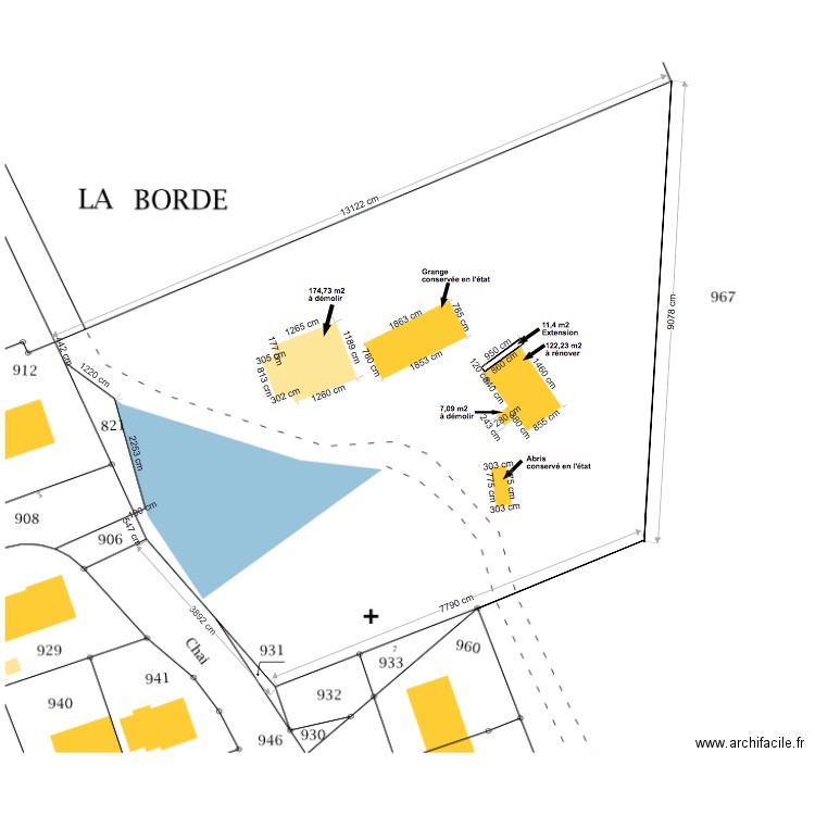 plan de masse neuillé. Plan de 0 pièce et 0 m2