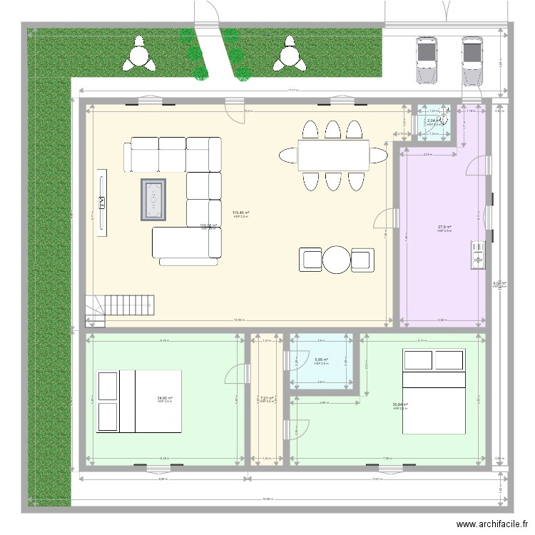 MAISON. Plan de 0 pièce et 0 m2