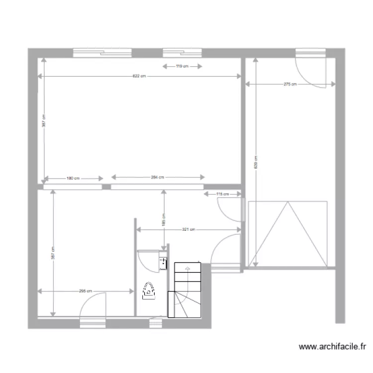 maison rdc2. Plan de 
