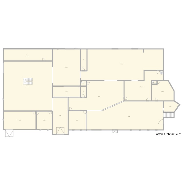 Armurerie agrandissement Gauche - v2. Plan de 0 pièce et 0 m2