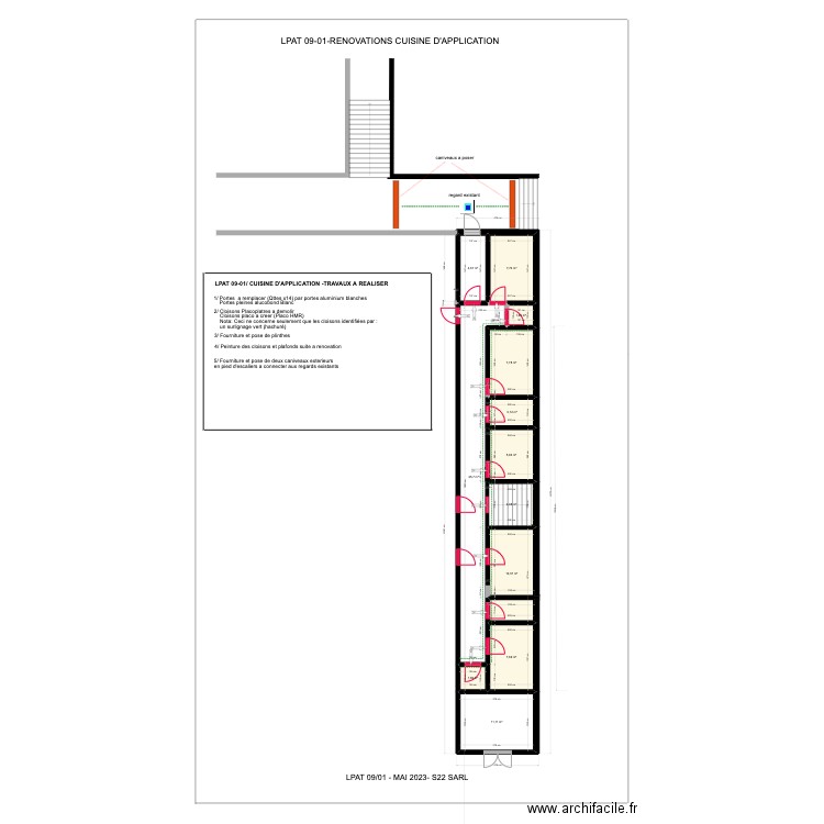 CUISINE APPLICATION TOUHO 1. Plan de 0 pièce et 0 m2