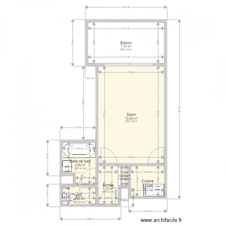 LAMBERT. Plan de 0 pièce et 0 m2