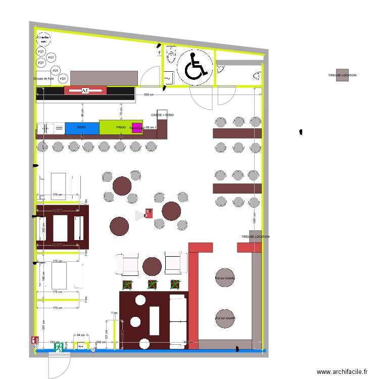 cave a bar 3. Plan de 0 pièce et 0 m2