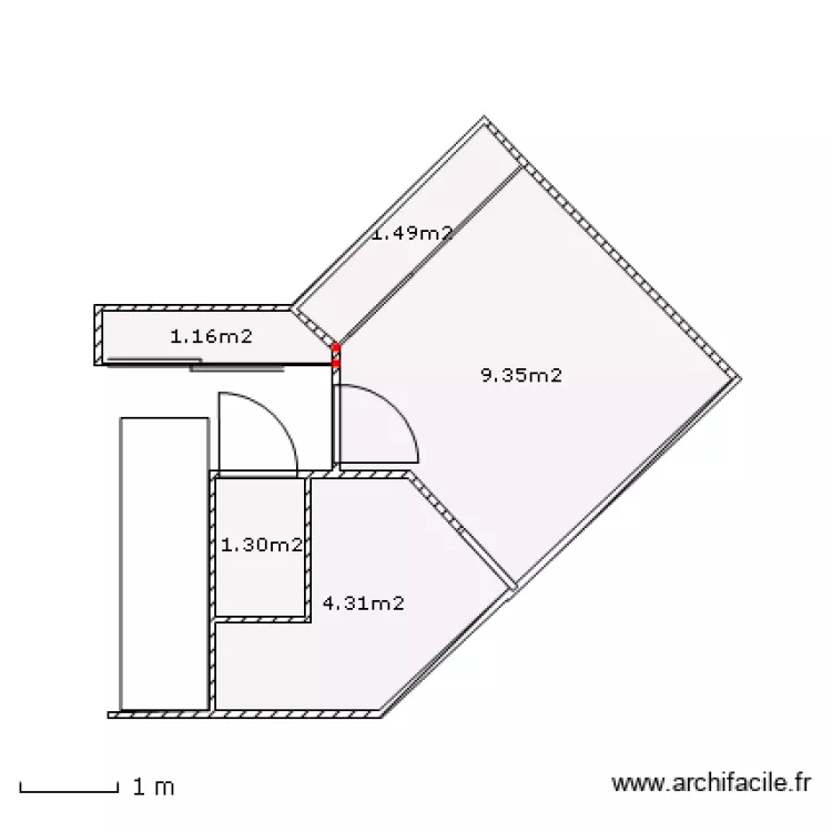 chambre. Plan de chambre. Plan de