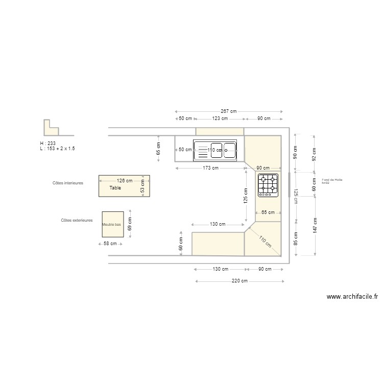 cuisine definitif 18 juillet 2021. Plan de 0 pièce et 0 m2