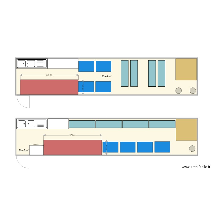 Container blanc 2. Plan de 0 pièce et 0 m2