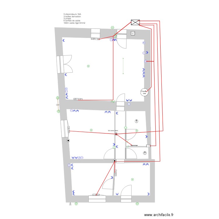 alice chauf. Plan de 0 pièce et 0 m2